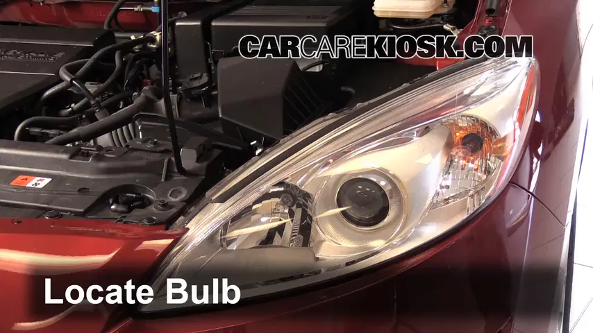 2013 Mazda 5 Sport 2.5L 4 Cyl. Lights Turn Signal - Front (replace bulb)